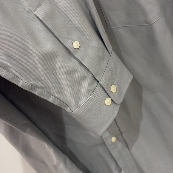 Pronto Uomo, grey button up long sleeve shirt - Picture 3 of 4